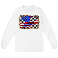 White race american flag Long Sleeve Tee - Zillion Design Studio