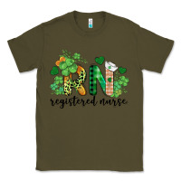 Army Green st. patricks day registered nurse rn Classic Tee - BarkalooDesign