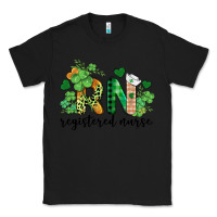 Black st. patricks day registered nurse rn Classic Tee - BarkalooDesign