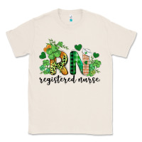 Natural st. patricks day registered nurse rn Classic Tee - BarkalooDesign