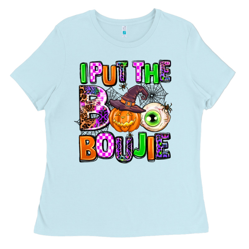 Hallowen Boo Ladies Tee by AdoDesignShop | Teevron