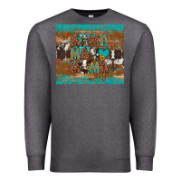 Charcoal Heather mama mama mama Premium Sweatshirt - Artiststas