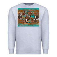 Heather Grey mama mama mama Premium Sweatshirt - Artiststas