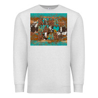 Oatmeal Heather mama mama mama Premium Sweatshirt - Artiststas