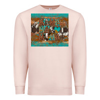 Pale Pink mama mama mama Premium Sweatshirt - Artiststas