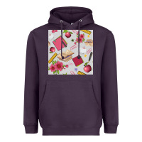 Plum back to school  seamless pattern Heavyweight Hoodie - BundleAndBundleShop