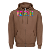 Chestnut lgbtq Zipper Hoodie - HRA Design Shop