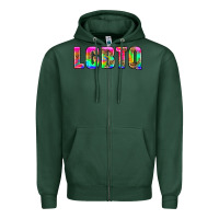 Sports Green lgbtq Zipper Hoodie - HRA Design Shop