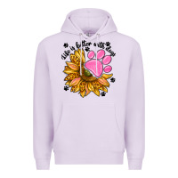 Lilac life is better with dogs Premium Hoodie - NancyCooperArtShop