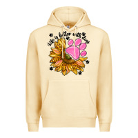 Pina Colada life is better with dogs Premium Hoodie - NancyCooperArtShop