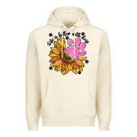 Sandshell life is better with dogs Premium Hoodie - NancyCooperArtShop