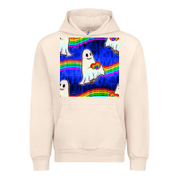 Sandshell Pride lgbtq ghosts and heart with rainbow seamless Urban Hoodie - BundleAndBundleShop