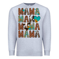 Heather Grey mama mama mama mama Premium Sweatshirt - Artiststas