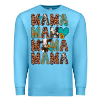 Ocean Blue mama mama mama mama Premium Sweatshirt - Artiststas
