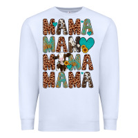 White mama mama mama mama Premium Sweatshirt - Artiststas