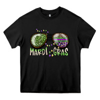 Black mardi gras Heavy Core Tee - SublimationCraftShop