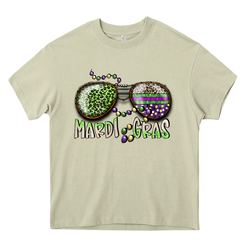 Mardi Gras Heavy Core Tee by SublimationCraftShop | Teevron