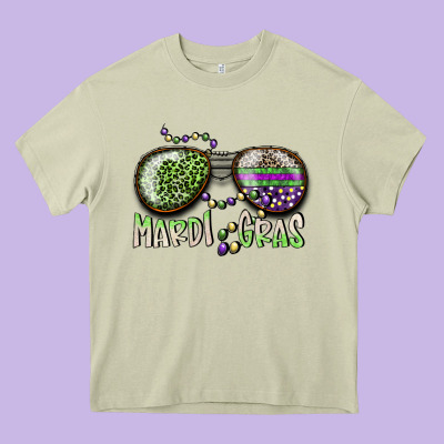 Mardi Gras Heavy Core Tee Designed By Sublimationcraftshop