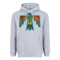 Heather Grey thunderbird Heavyweight Hoodie - JahusDesignShop