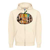 Sandshell happy fall yall Zipper Hoodie - RacoonDesign