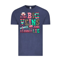 Vintage Denim i like big veins and i cannot lie Vintage Tee - RanaPortraitStore