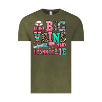 Vintage Olive i like big veins and i cannot lie Vintage Tee - RanaPortraitStore