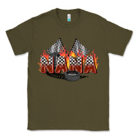 Army Green race nana Classic Tee - Zillion Design Studio