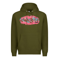 Army Green cosmetologist Premium Hoodie - NancyCooperArtShop
