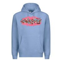 Colony Blue cosmetologist Premium Hoodie - NancyCooperArtShop