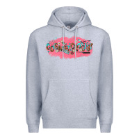 Heather Grey cosmetologist Premium Hoodie - NancyCooperArtShop