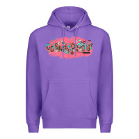 Purple cosmetologist Premium Hoodie - NancyCooperArtShop