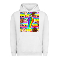 Pigment Lunar Rock Pride lgbtq hands with cowhide seamless pattern Urban Hoodie - BundleAndBundleShop