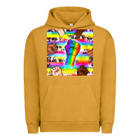 Pigment Peanut Butter Pride lgbtq hands with cowhide seamless pattern Urban Hoodie - BundleAndBundleShop