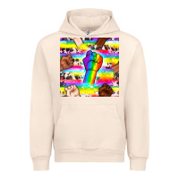Sandshell Pride lgbtq hands with cowhide seamless pattern Urban Hoodie - BundleAndBundleShop