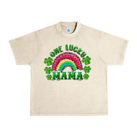 Sandshell st patrick's day one lucky mama Urban Heavy Tee - RanaPortraitStore