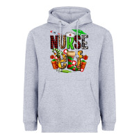 Heather Grey nurse elf Heavyweight Hoodie - AdoDesignShop