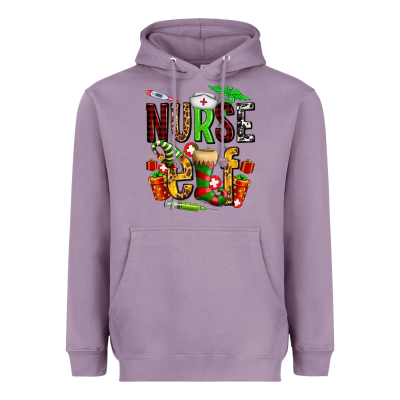 Nurse Elf Heavyweight Hoodie by AdoDesignShop | Teevron
