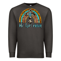 Smoke he has risen rainbow Premium Sweatshirt - AdoDesignShop