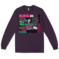 Plum nurse Long Sleeve Tee - Zillion Design Studio