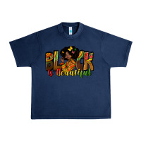 Navy black is beautiful Urban Heavy Tee - Zillion Design Studio