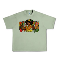 Oil Green black is beautiful Urban Heavy Tee - Zillion Design Studio