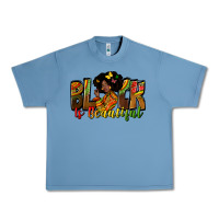 Pebble Blue black is beautiful Urban Heavy Tee - Zillion Design Studio