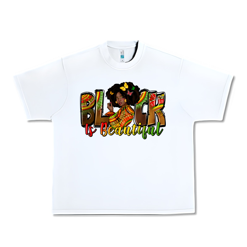 Black Is Beautiful Urban Heavy Tee by Zillion Design Studio | Teevron
