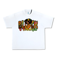 White black is beautiful Urban Heavy Tee - Zillion Design Studio