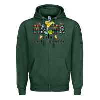 Sports Green Mama Cita Needs a Margarita Zipper Hoodie - CowhideDigitalArt
