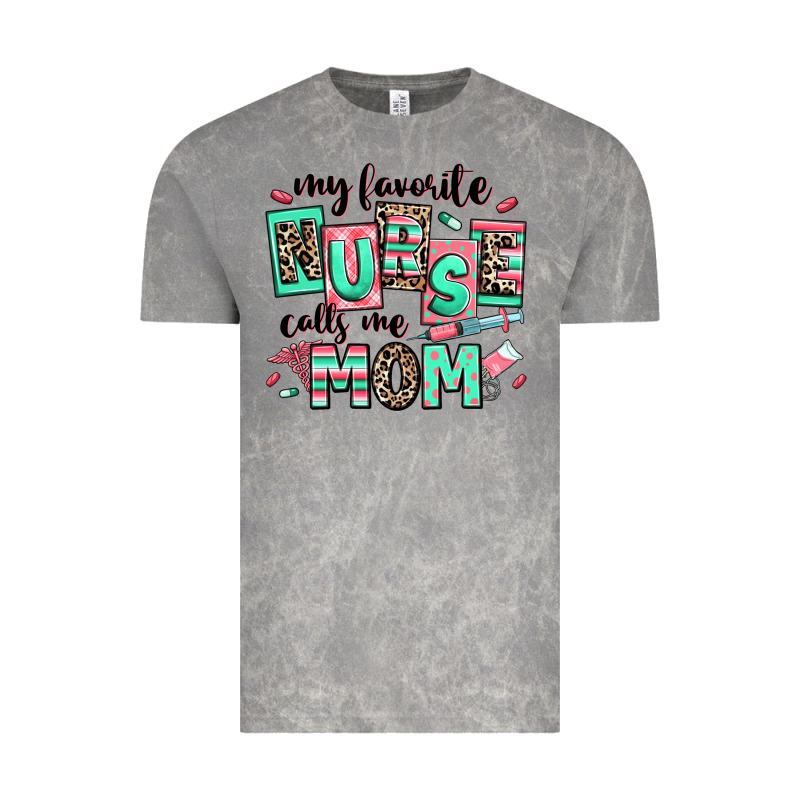 My Favorite Nurse Calls Me Mom Vintage Tee by RanaPortraitStore | Teevron
