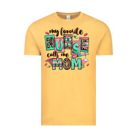 Vintage Mustard my favorite nurse calls me mom Vintage Tee - RanaPortraitStore