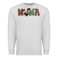 Dove Grey mama holstein cow Premium Sweatshirt - Artiststas