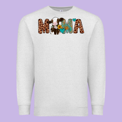 Mama Holstein Cow Premium Sweatshirt Designed By Artiststas