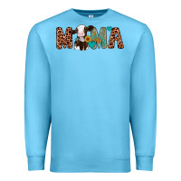 Ocean Blue mama holstein cow Premium Sweatshirt - Artiststas